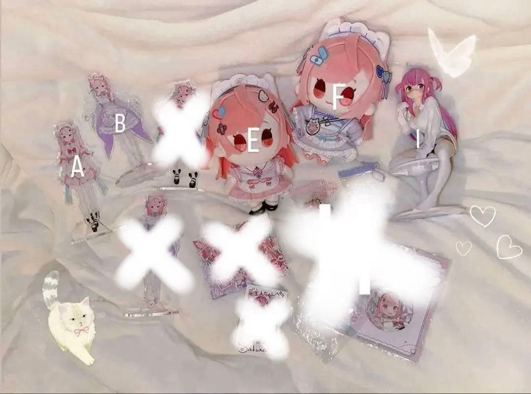 結城さくな ぬいぐるみ アクスタ キーホルダー チェキ 缶バッジ フィギュア