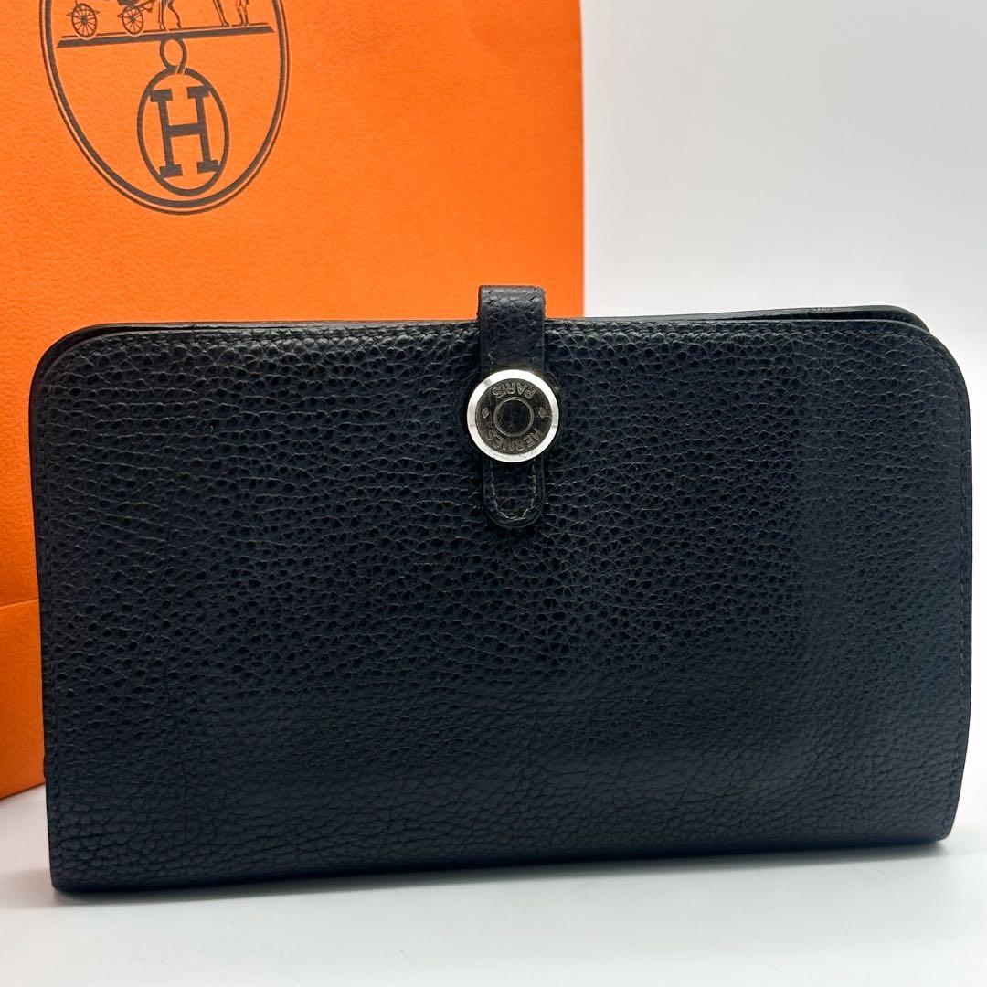 エルメス ドゴン GM 二つ折り 長財布 小銭入れ