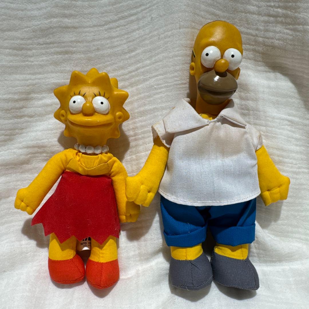 シンプソンズシリーズ　ぬいぐるみ　フィギュアセット