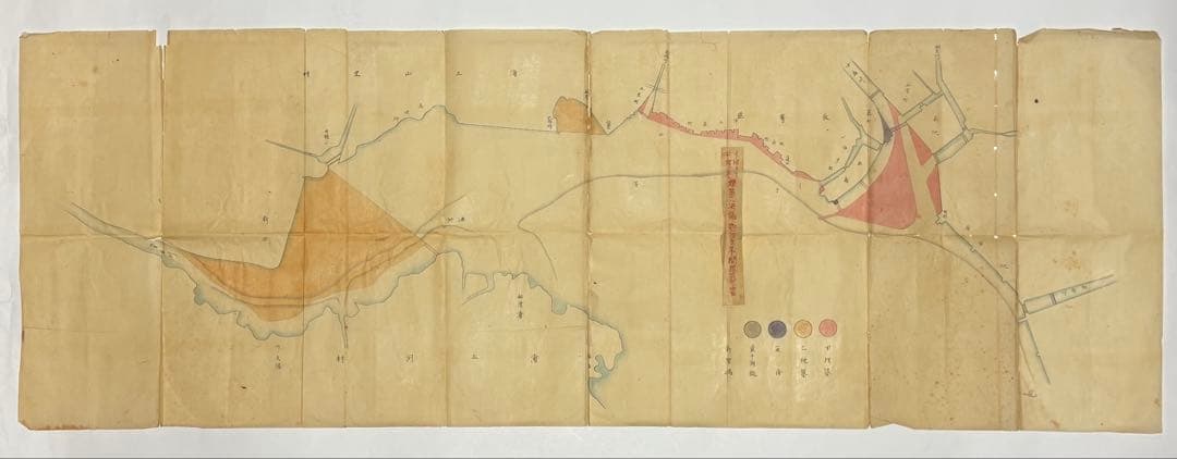 「長崎港埋立地予定図」写図 1枚|古地図 長崎県 船津浦