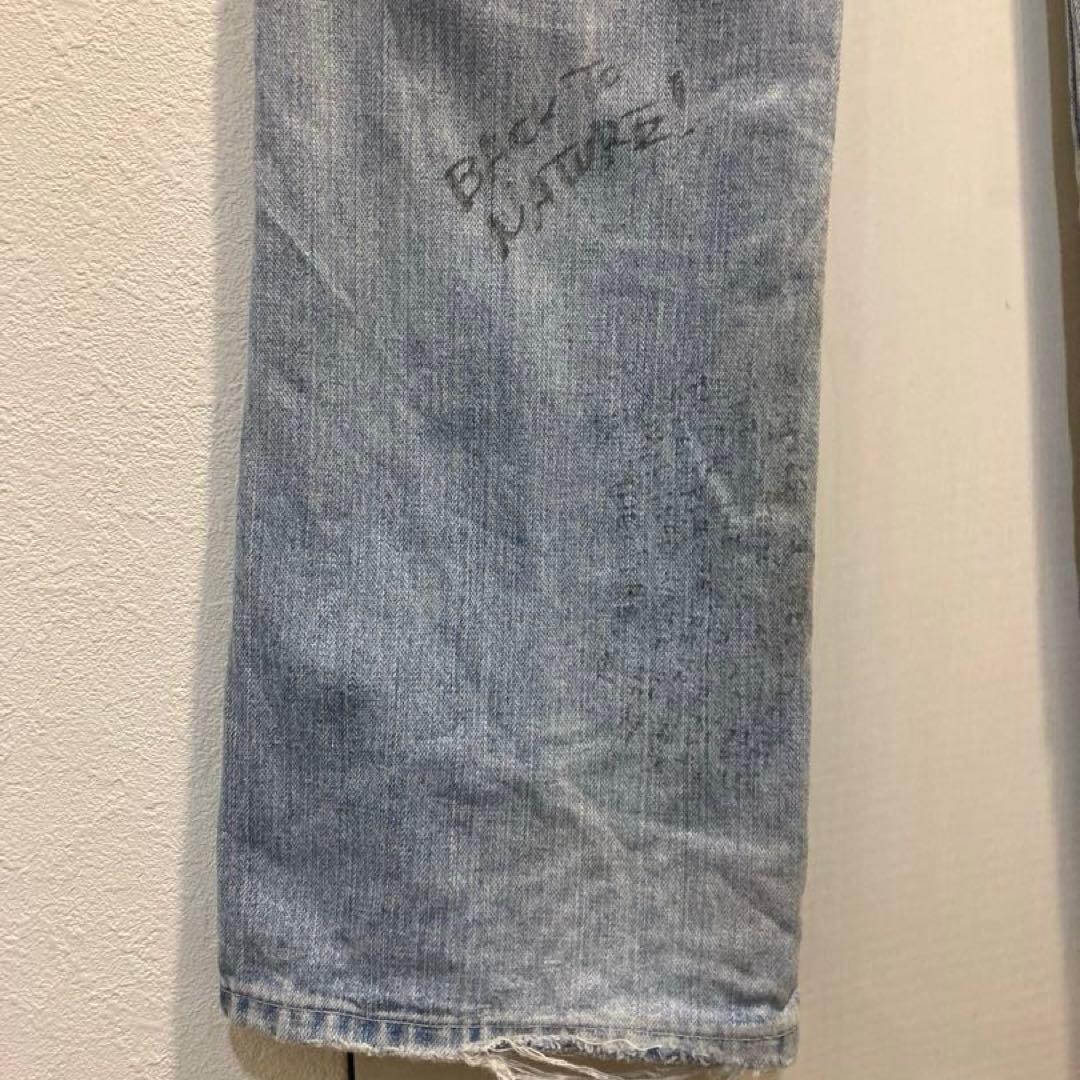 【wrangler×n.hoolywood】 落書き　デニム