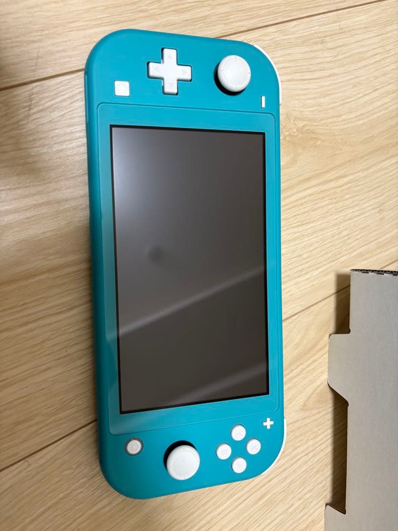 【良品】Nintendo Switch Lite ターコイズ 箱・アダプター付