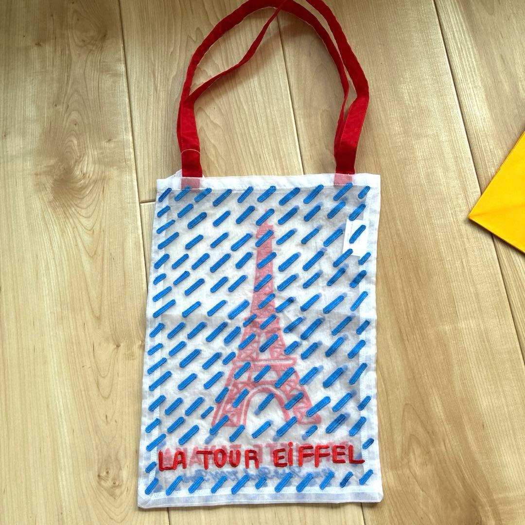 ブリジットタナカ　エコバッグ　トートバッグ　新作　エッフェル塔