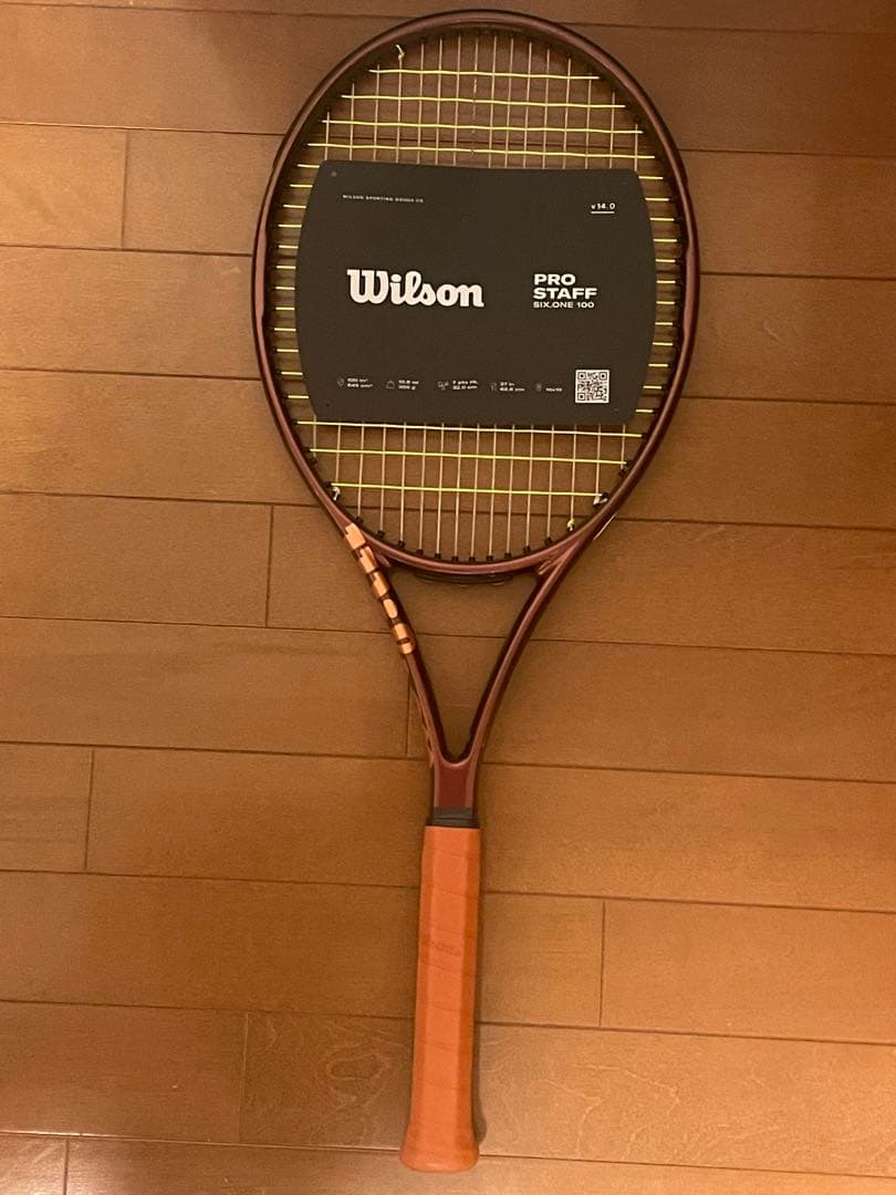 【超美品】Wilson Pro Staff six.one 100 v14 G2