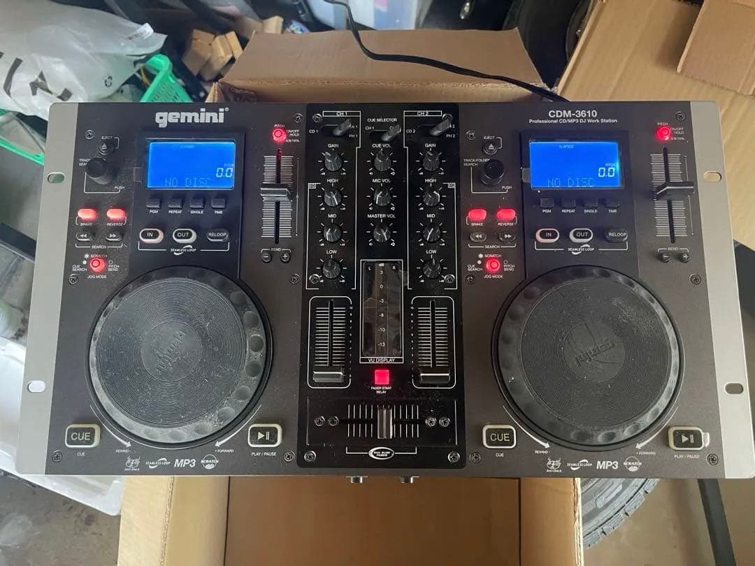 Gemini CDM-3610 DJミキサー