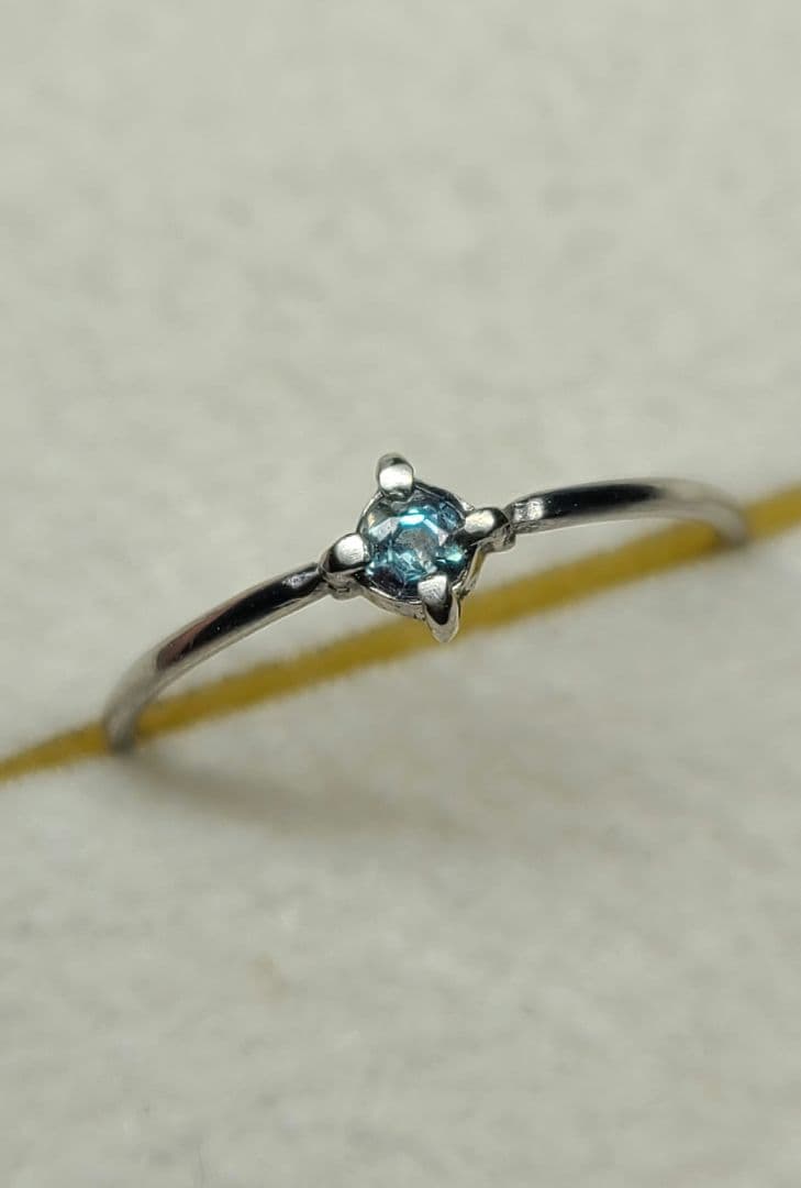 美しいカラーチェンジ!!!★ブラジルアレキサンドライトPt900リング★