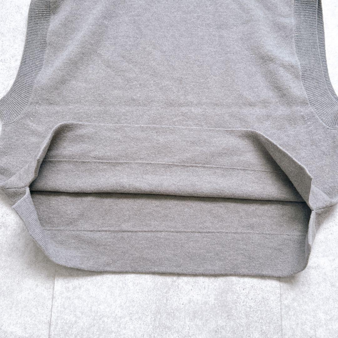 マーガレットハウエル　ウール カシミヤ ニットベスト モックネック Ⅱ 2022