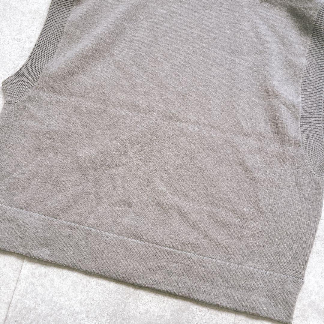 マーガレットハウエル　ウール カシミヤ ニットベスト モックネック Ⅱ 2022