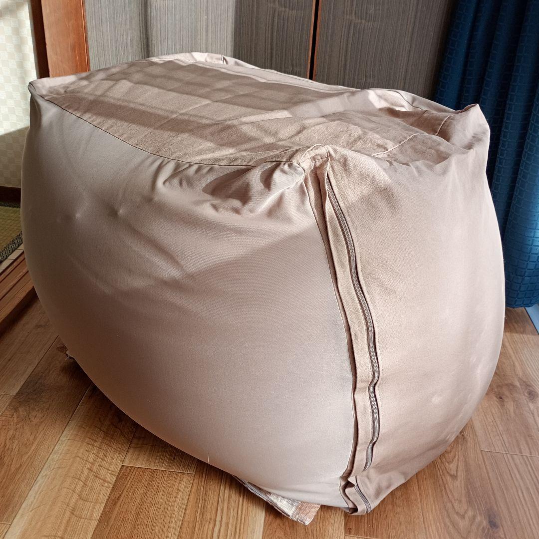 無印良品 体にフィットするソファ　ビーズクッション　カバー付き美品