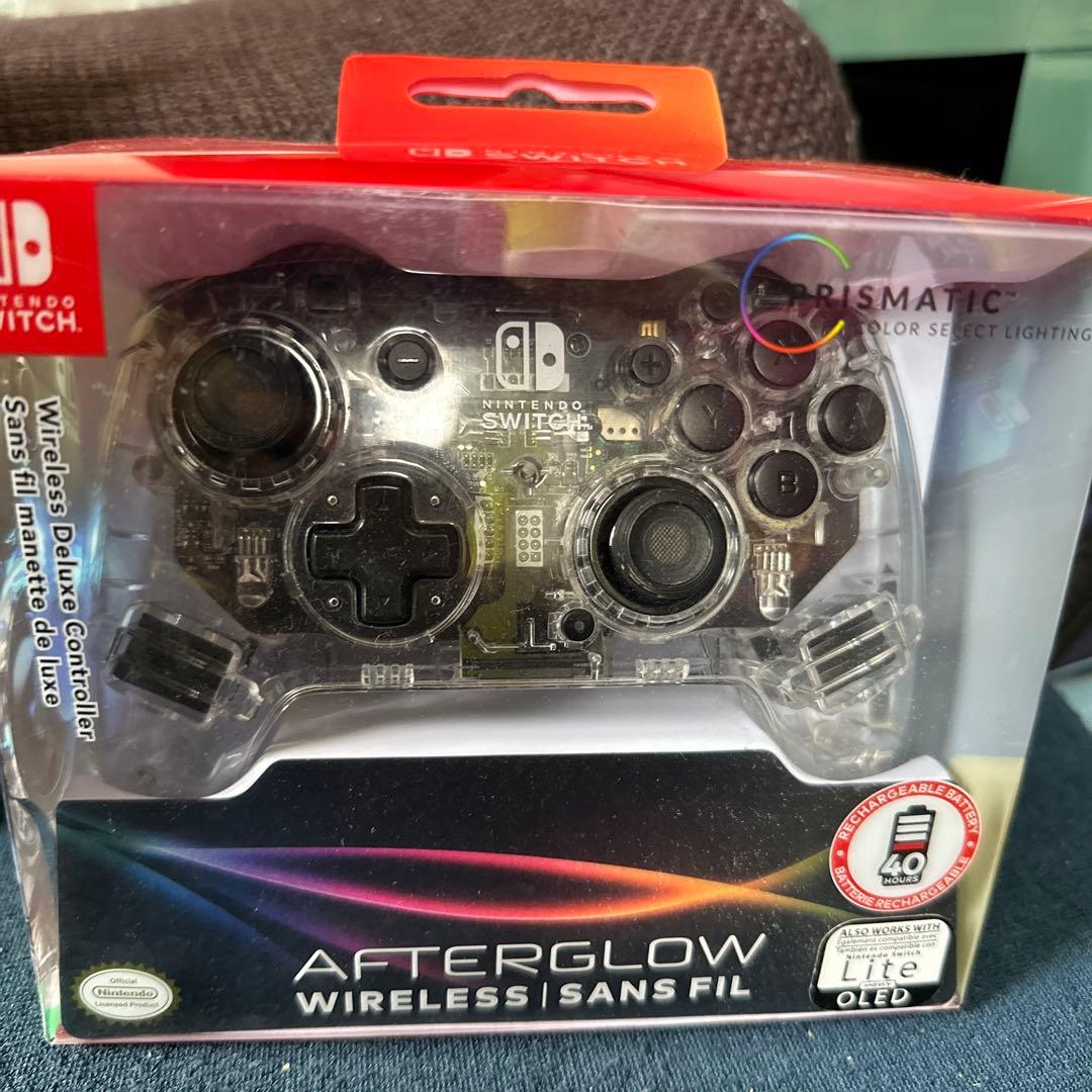 PDP Afterglow スイッチ ワイレス Pro コントローラー