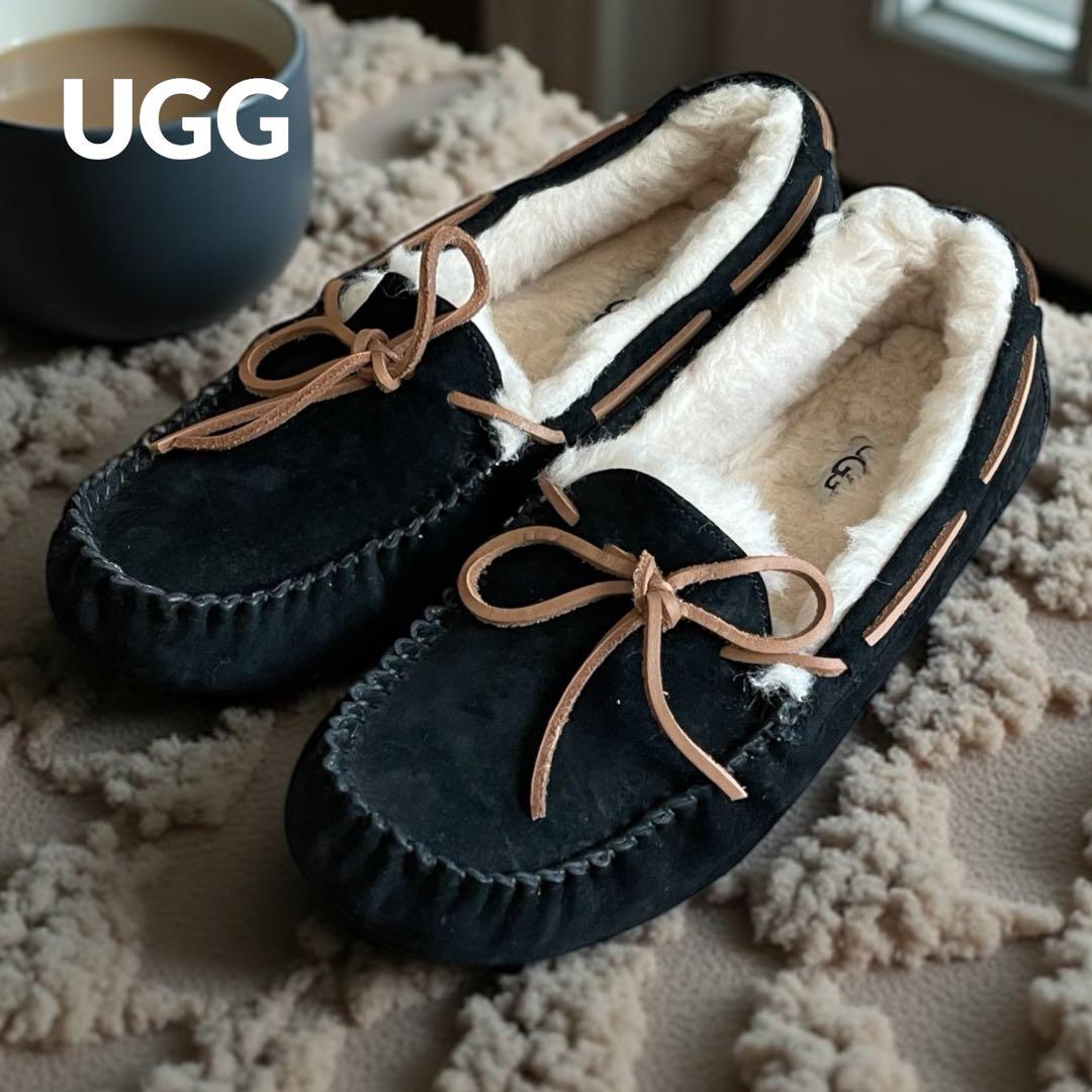 UGG アグ DAKOTA 5612BLK モカシン ブラック 26 美品