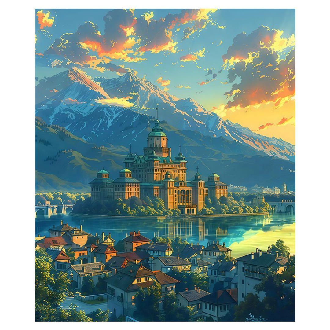 ファンタジー風景 デジタルアート