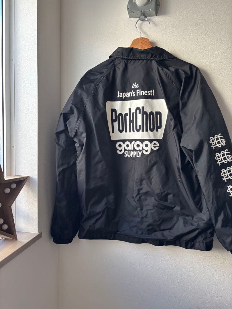 PORKCHOP GARAGE SUPPLY コーチジャケット　ブラック