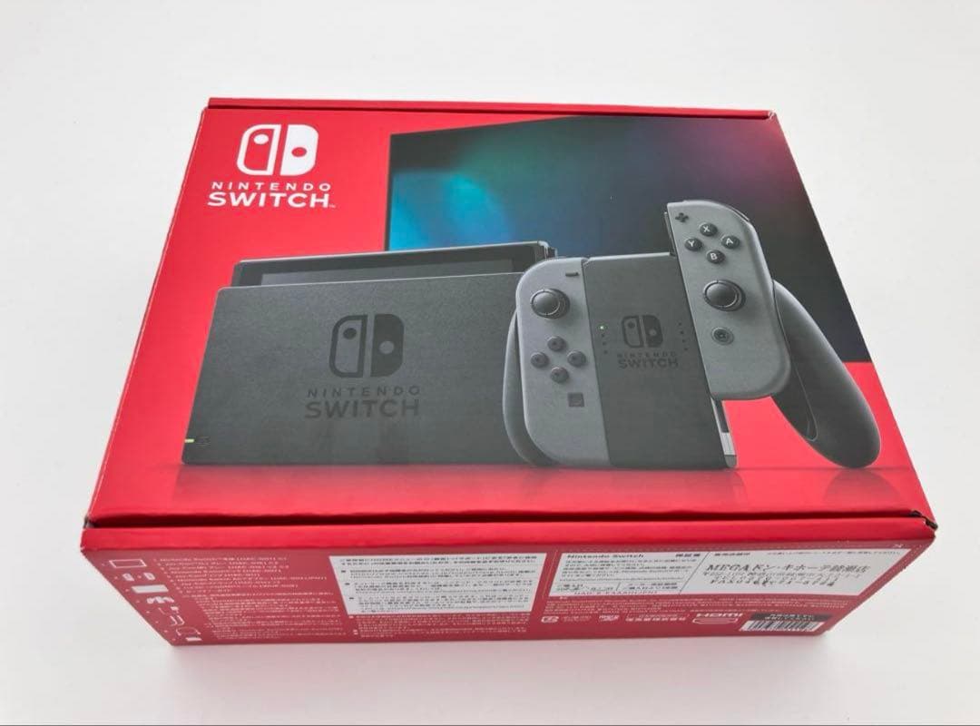 Nintendo Switch 本体 グレー 完全セット　カバー付き
