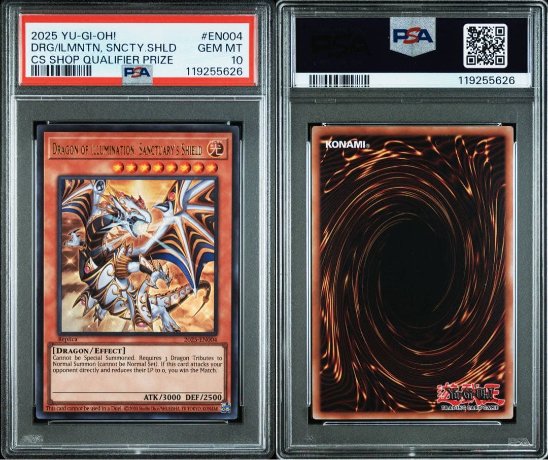 PSA10　Dragon of Illumination 日本選手権　遊戯王希少