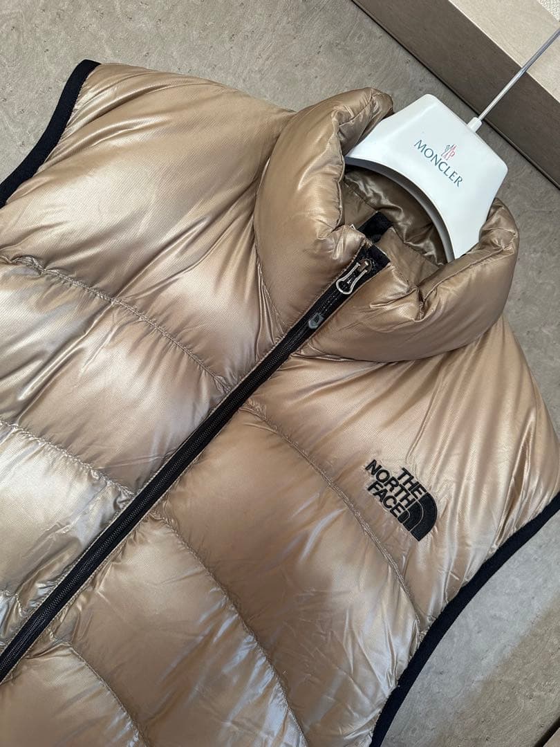 未使用に近い ノースフェイス ダウンベストアコンカグアND92452 XL