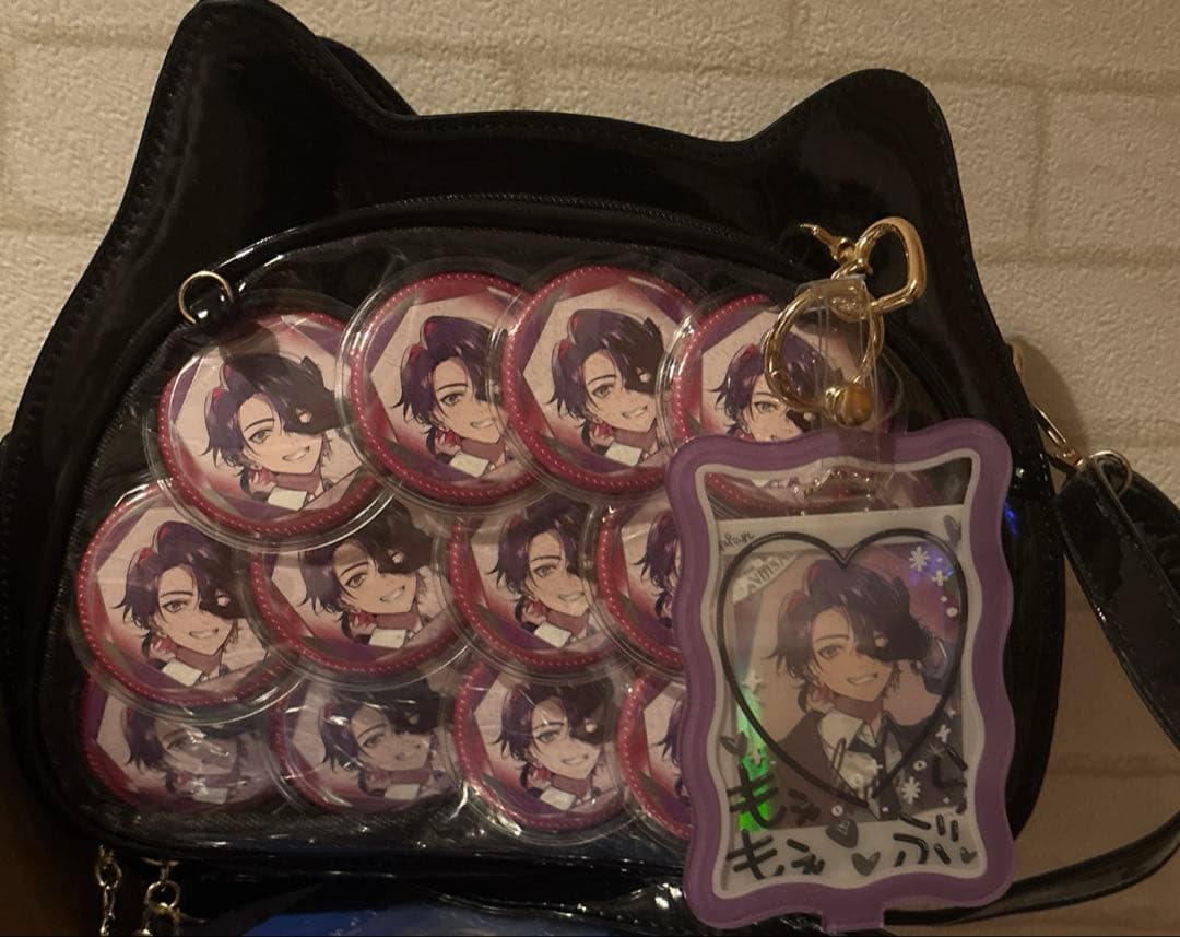 渡会雲雀 缶バッジ 痛バ 痛バック 缶バッチ にじさんじ 6周年