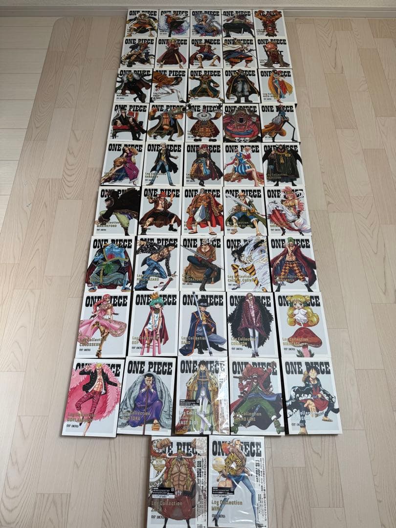 ワンピース　ログコレクション　DVD おまけ　新品　47個セット