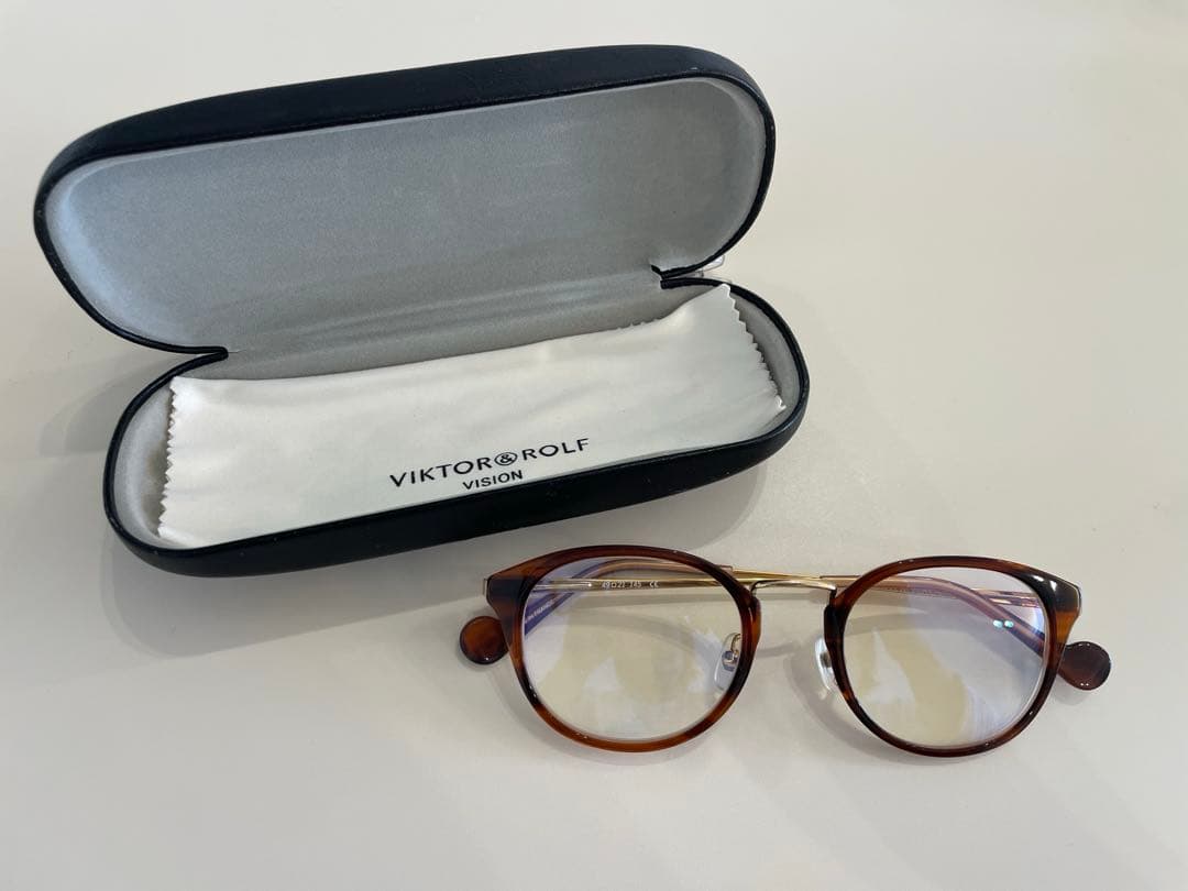 VIKTOR&ROLF 鼈甲柄メガネ　度なし