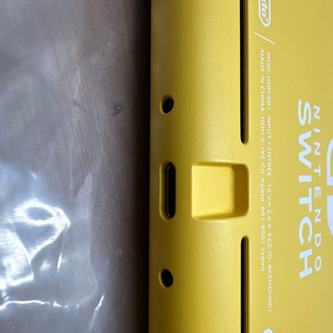 美品 Nintendo Switch Lite 本体 イエロー 完品