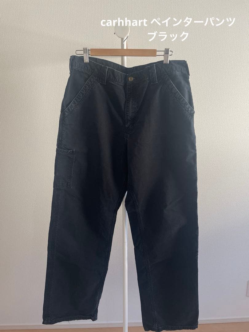 carhhart ペインターパンツ　ブラック