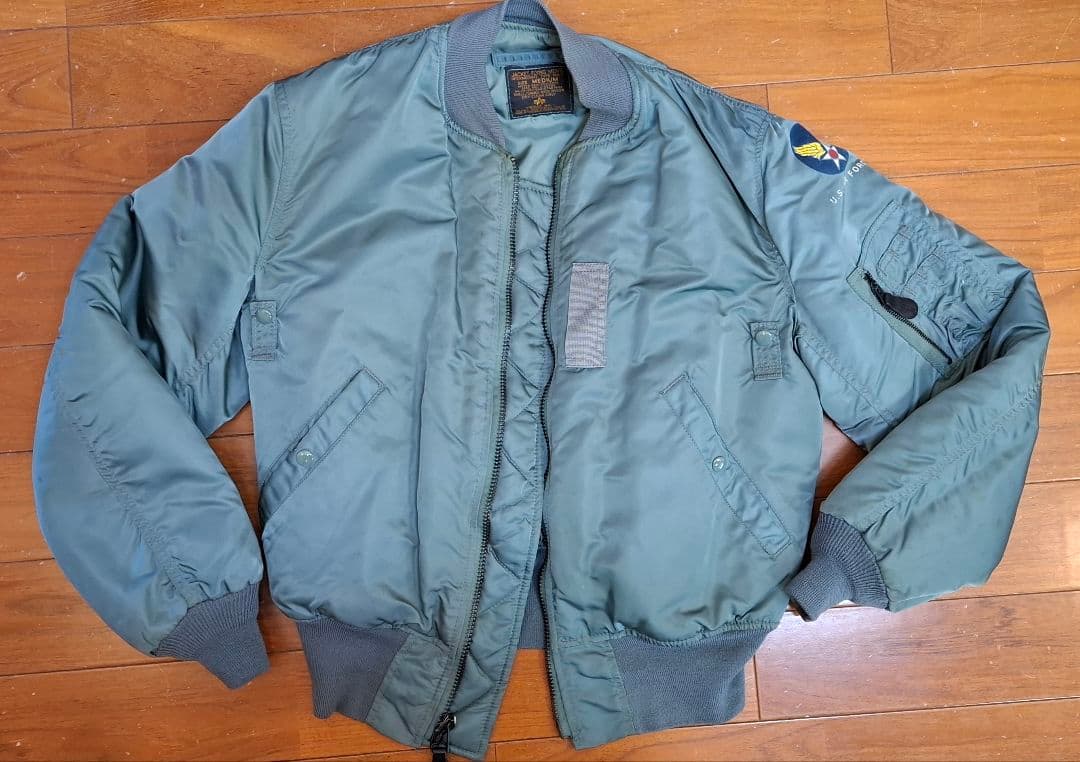 【USA製】ALPHA MA-1 フライトジャケット M IDEAL ビンテージ