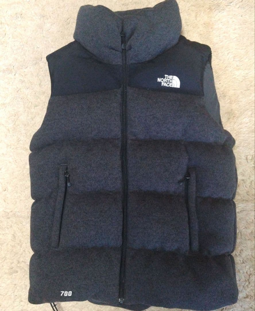 THE NORTH FACE ダウンベスト　グレーブラック　L　ホワイトラベル