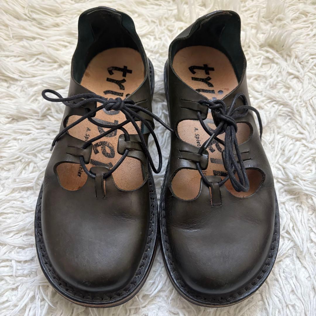 限定色☆Trippen Scotch 36 定価63,800円　ダークグリーン