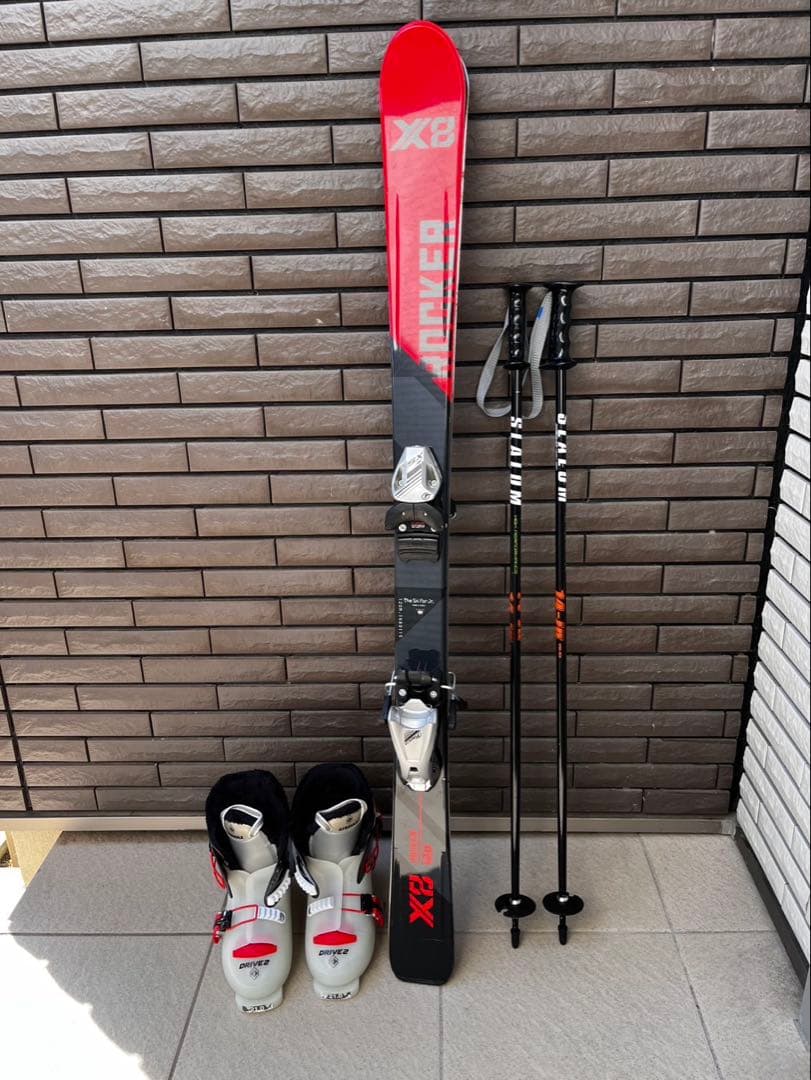 うみれん　ジュニア用スキーセット 120cm