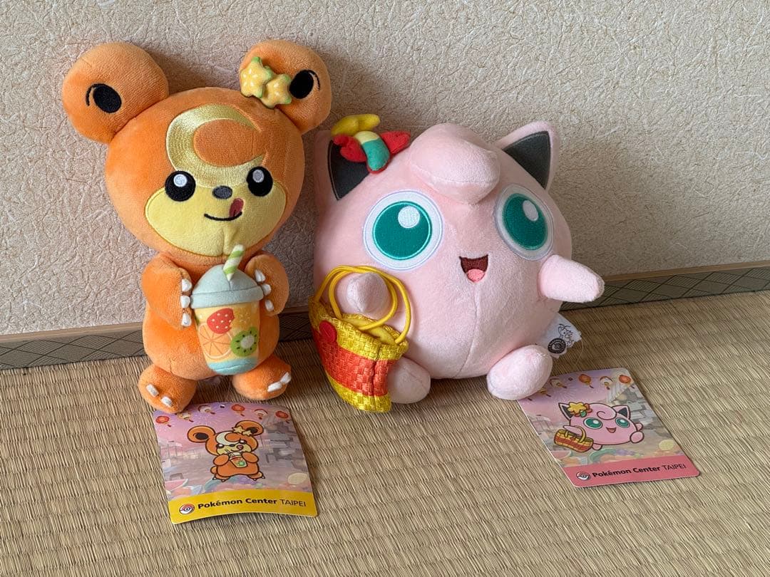 【新品未使用】ポケモンセンター台北 限定 ヒメグマ プリン ぬいぐるみ