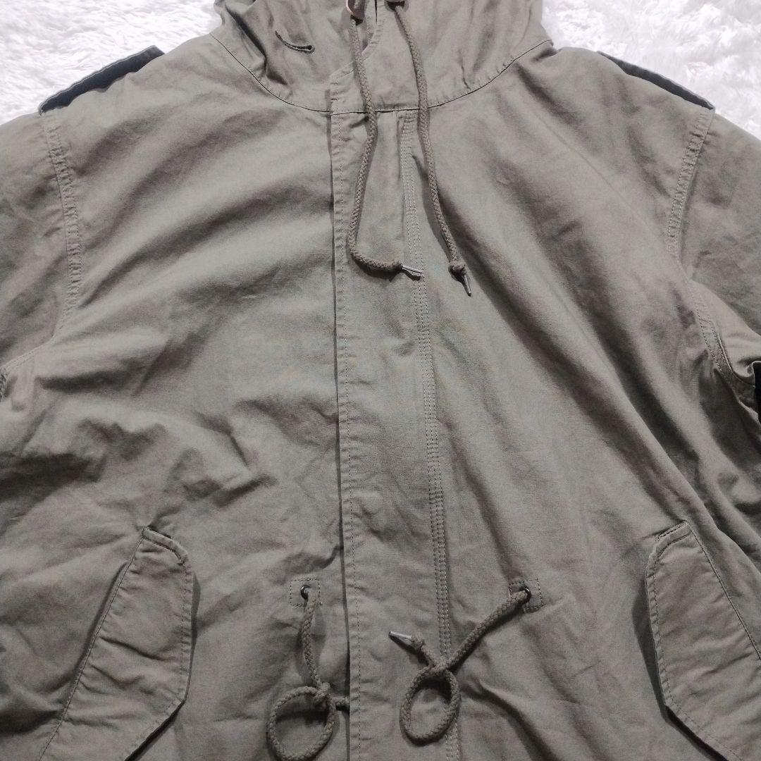 【未使用級】ヒューストン　M-51　ライナー付　モッズコート　青島コート　S　緑