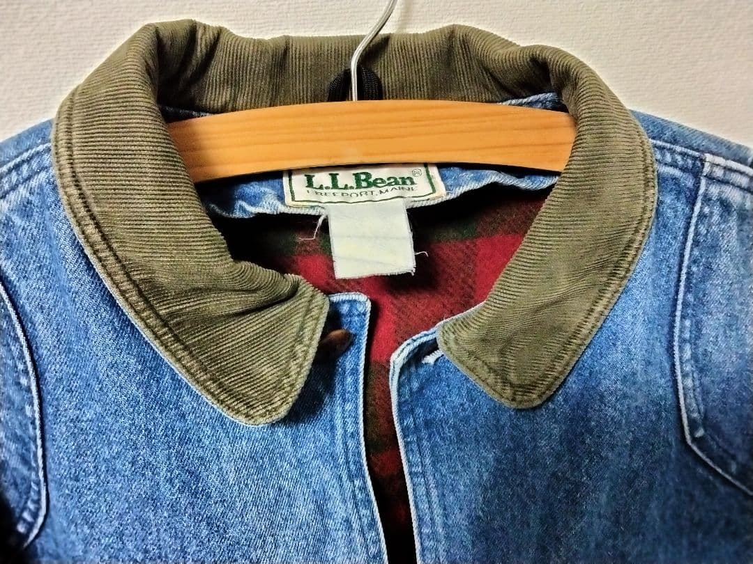 L.L.Bean デニムハンティングジャケット XLライナー付USA