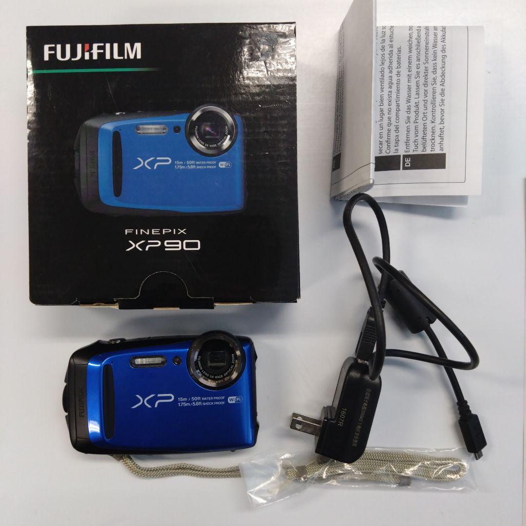 FUJIFILM FINEPIX XP90 防水デジタルカメラ　備品付き　美品