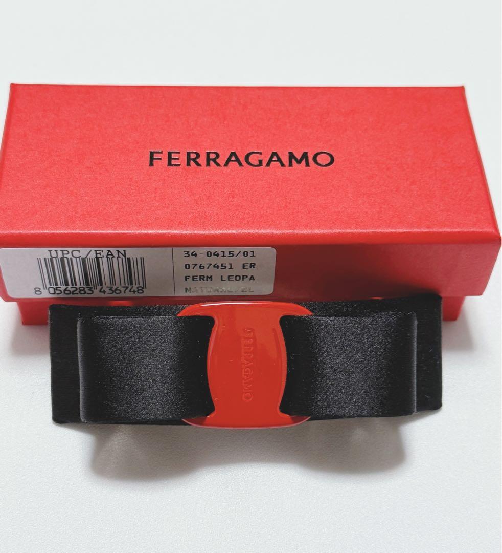 【お値下げ中】新品 FERRAGAMO フェラガモ ヴァラリボン バレッタ