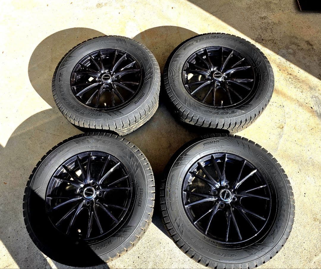 9部山 美品 バリ山 ライズ ロッキー レックス スタッドレス