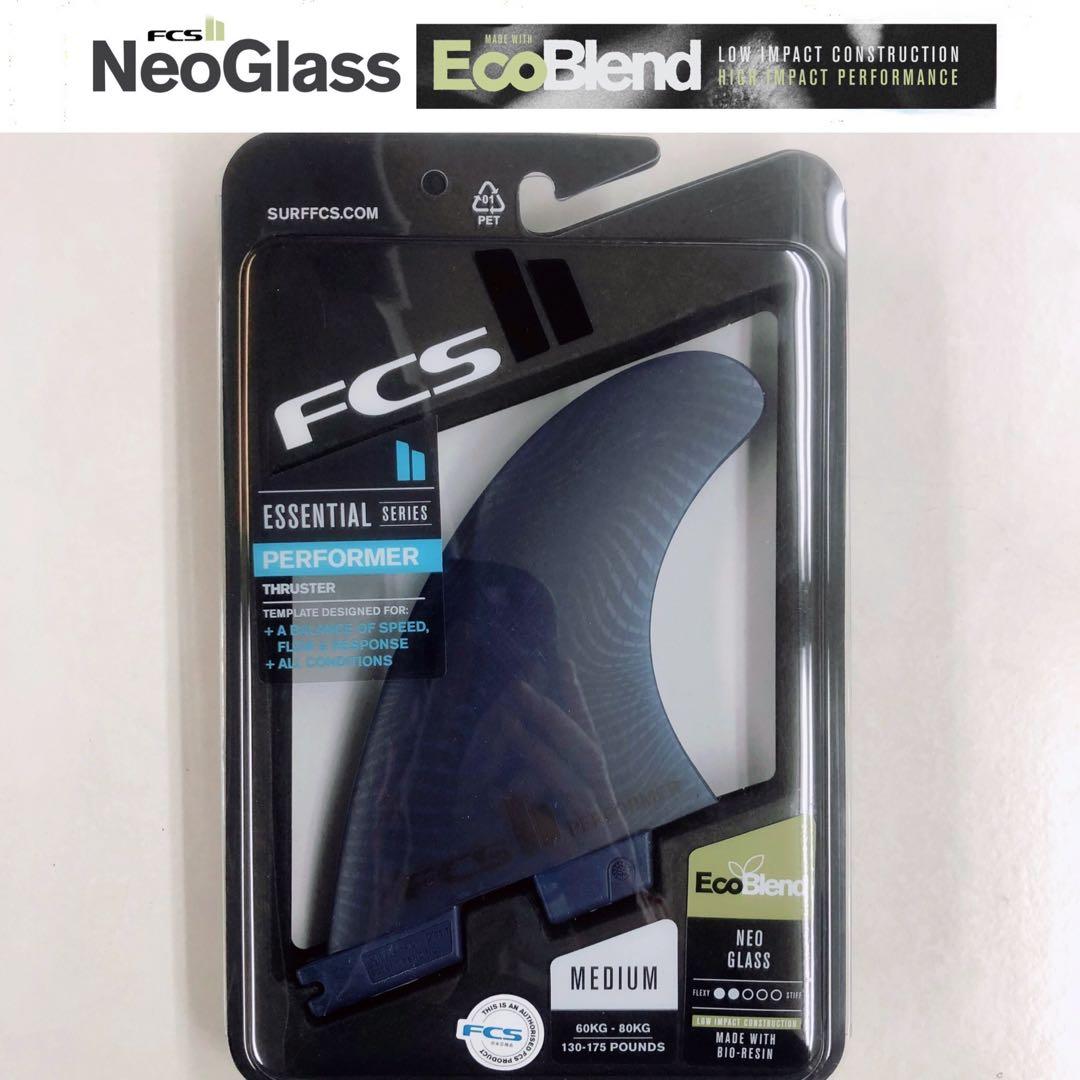 FCS2 FCS パフォーマー ネオグラス Mサイズ トライフィン fin 青