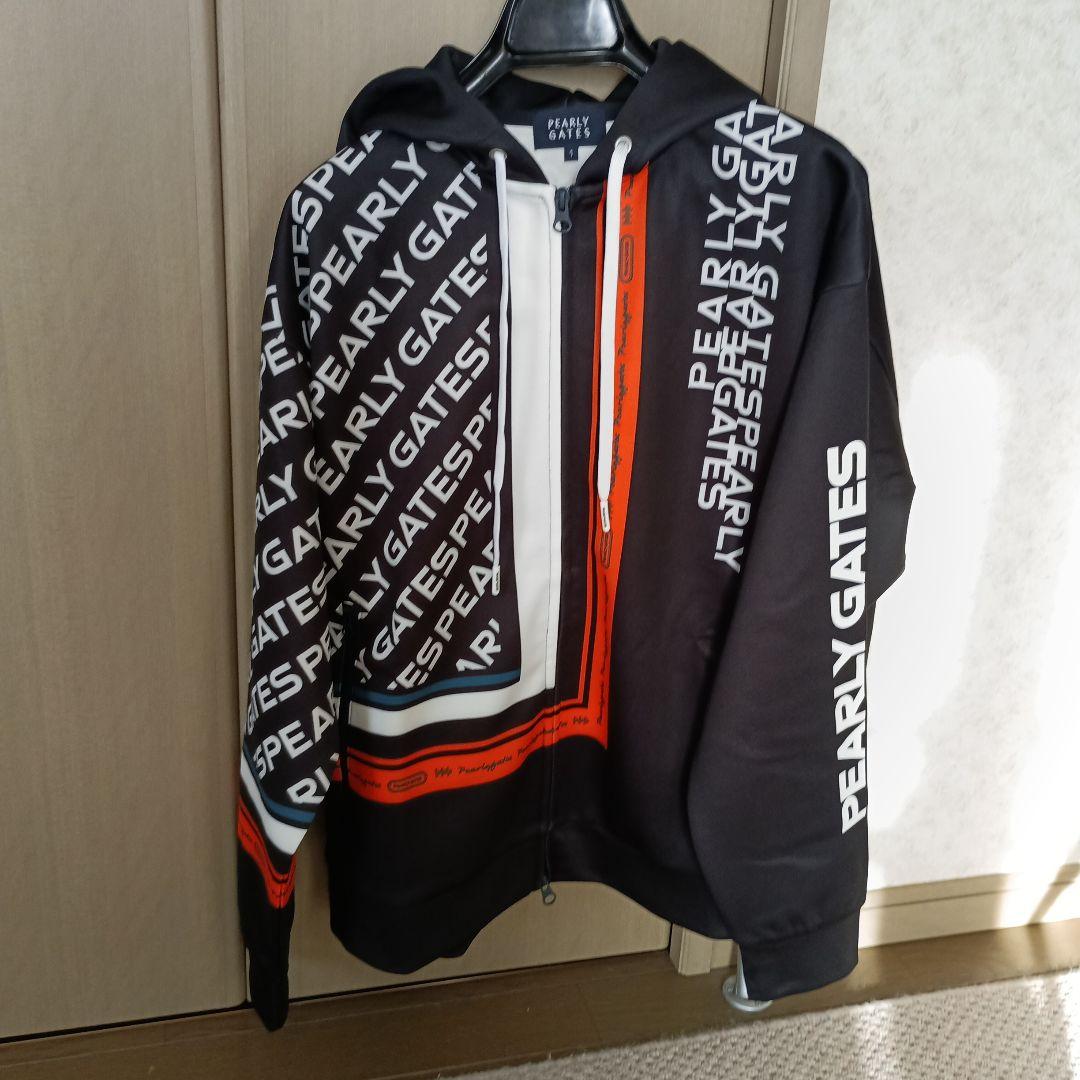 専用　PEARLY GATES 　フルジップフーディ ブラック/オレンジ