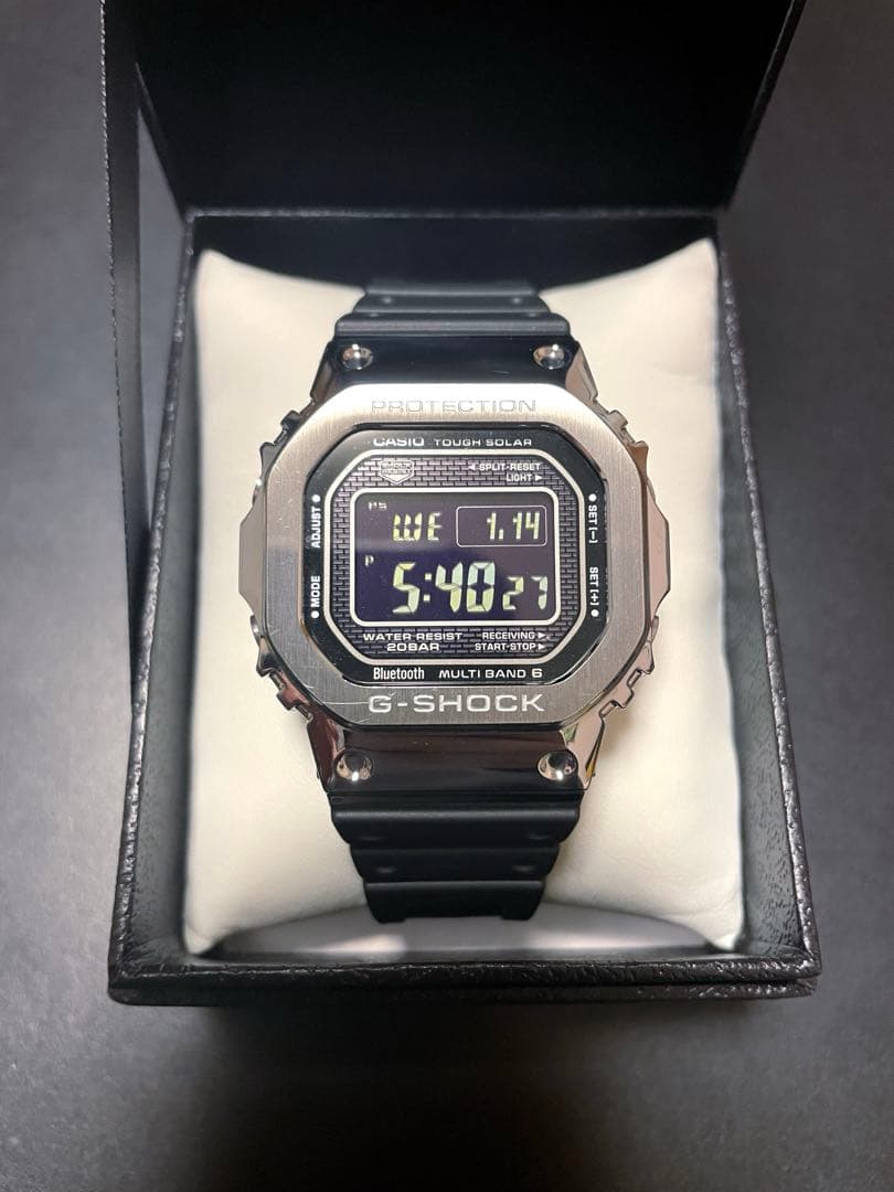 くろひげ様用 G-SHOCK GMW-B5000-1JF ソーラー 箱付き