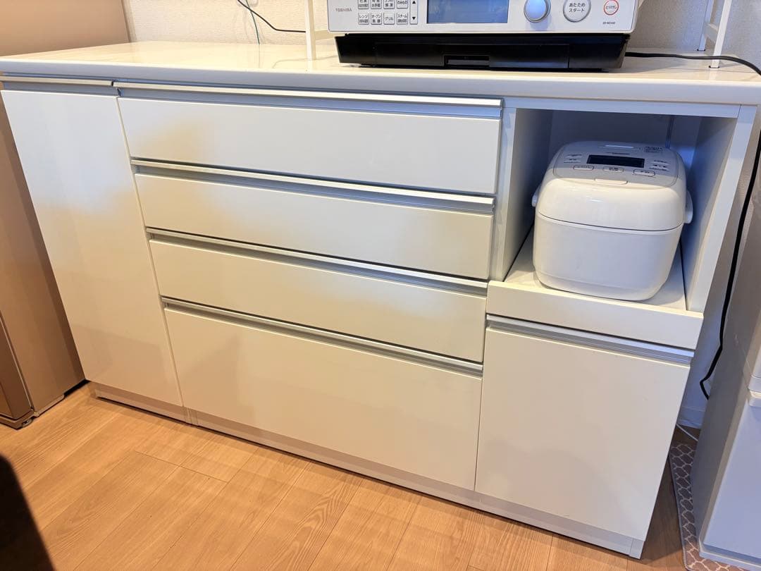 ニトリ キッチンカウンター レジューム150幅