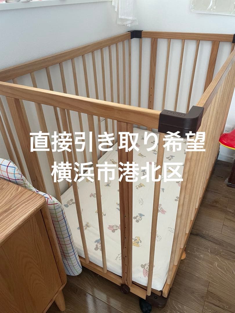 ファルスカ　ベッドサイドベッド　popomiベビーマットレス