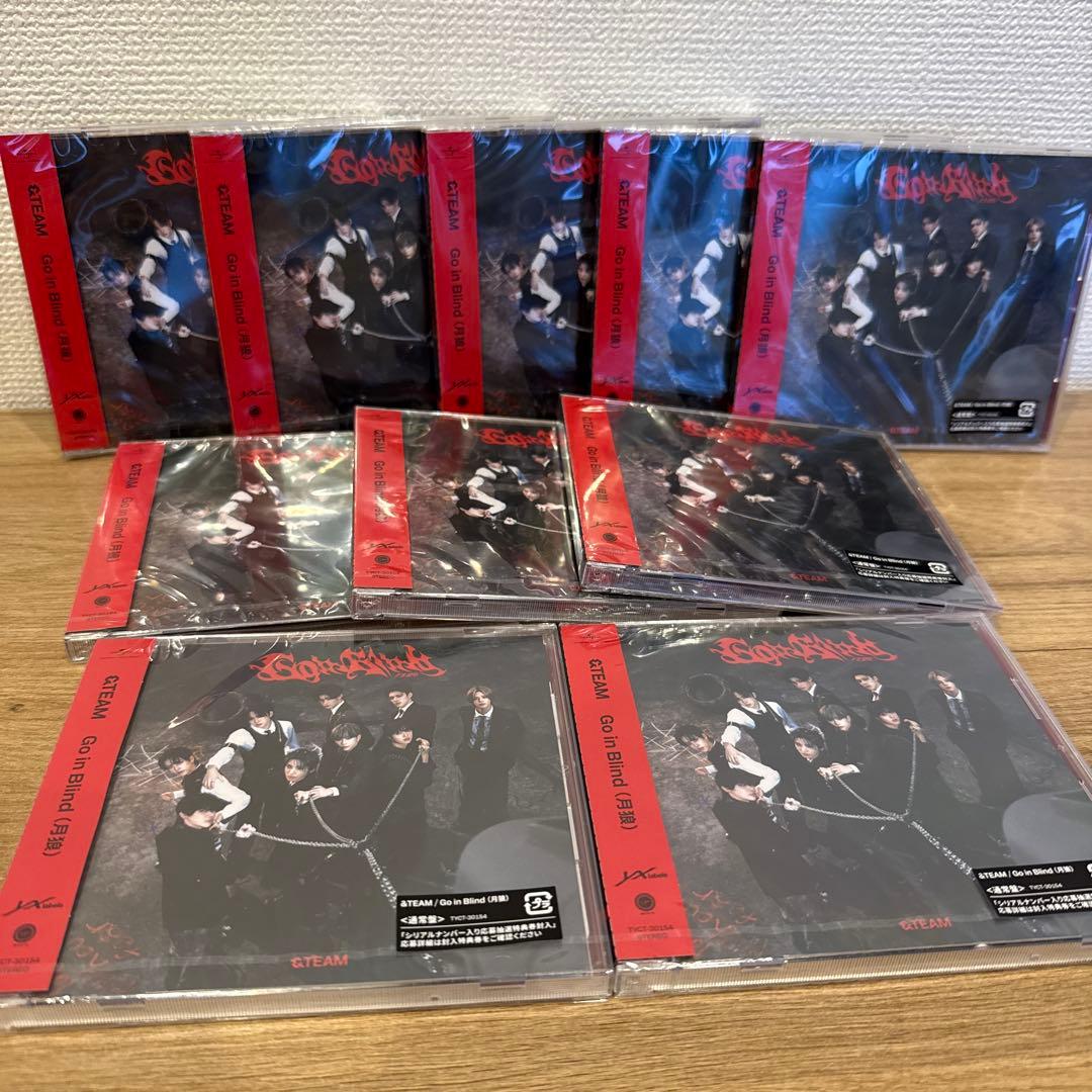 &team GO in Blind 初回限定盤 CD 10枚セット