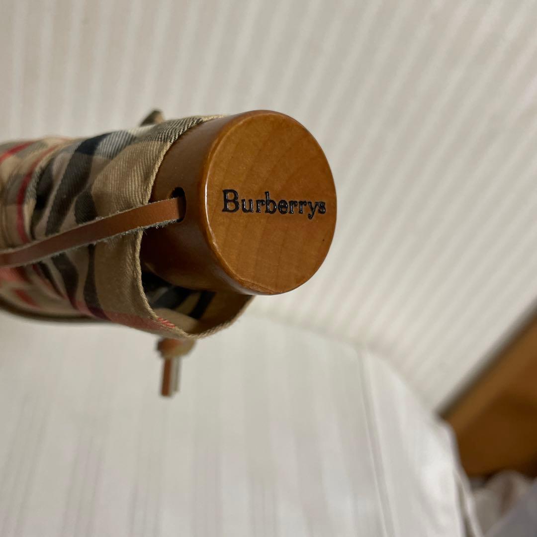 Burberrys バーバリー 折りたたみ傘 ベージュ ノバチェック
