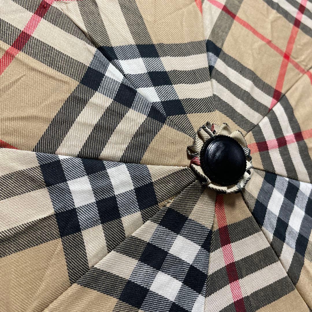 Burberrys バーバリー 折りたたみ傘 ベージュ ノバチェック