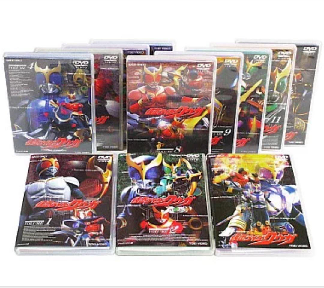 DVD　仮面ライダー クウガ セル版 全12巻セット 特撮　フィギュア