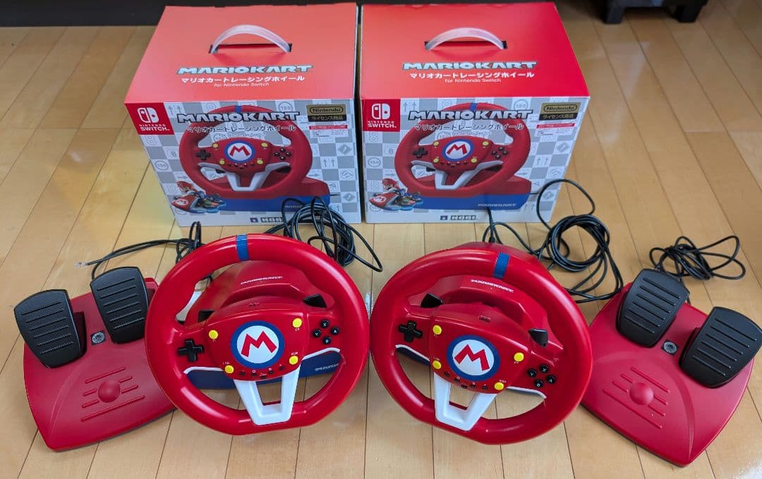 SW マリオカートレーシングホイール　2個セット　中古