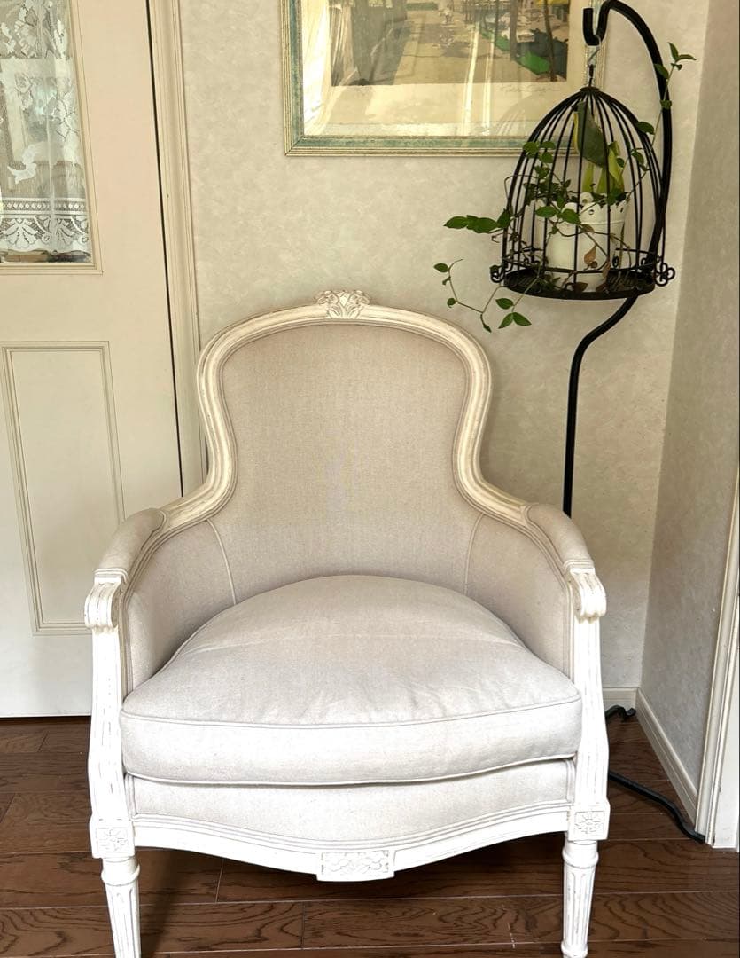 希少 フレンチテイスト Sarah Grace アームチェア　シングルソファ