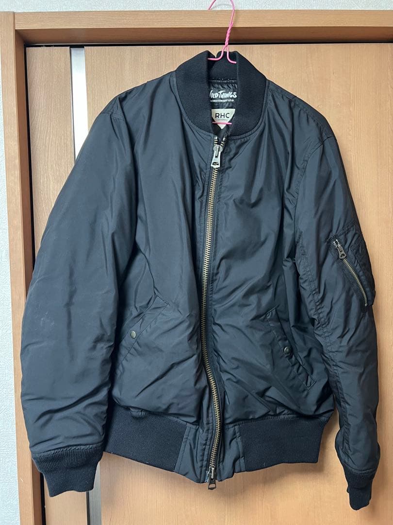 WILD THINGS RHC MA-1 Lサイズ ロンハーマンダウンジャケット