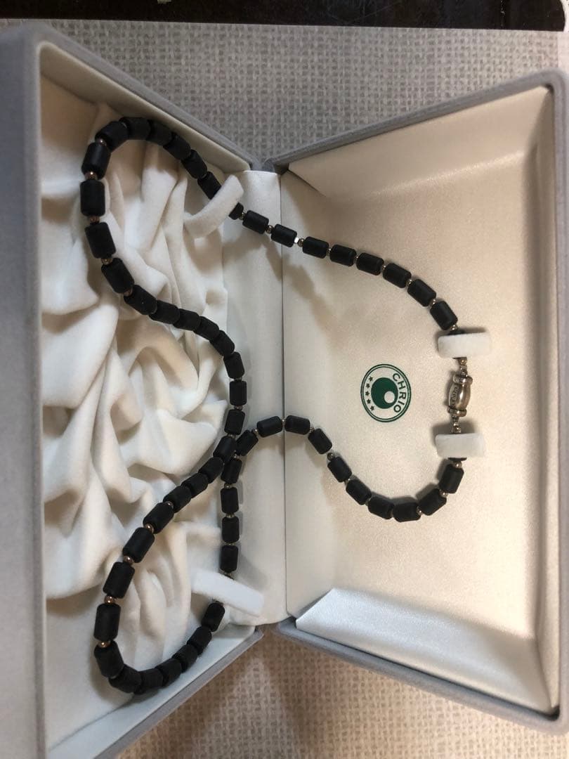 た*ん様 CH R IOインパルスブラックネックレス65cm