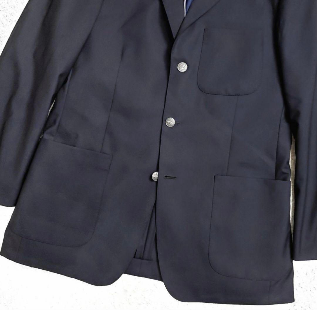 【極希少/USA製】ブルックスブラザーズ 1818 ロロピアーナ 紺ブレ 38R