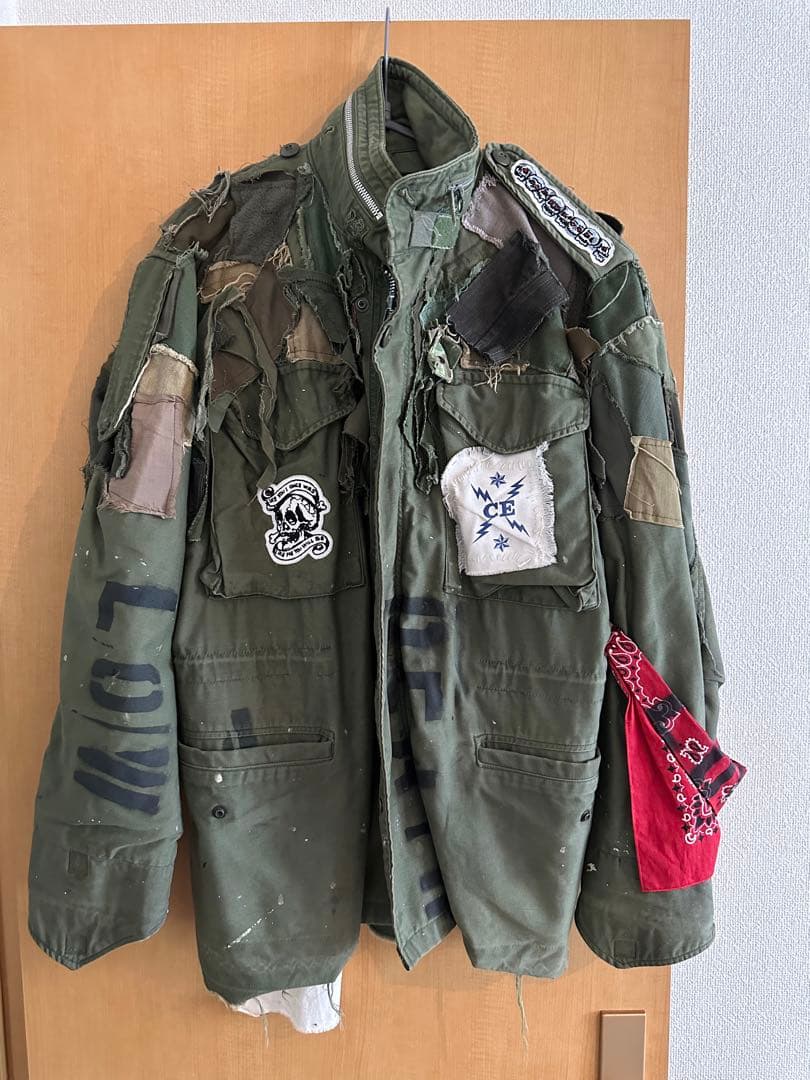 ジャケット・アウター juvenilehallrollcall hino cannabis m65